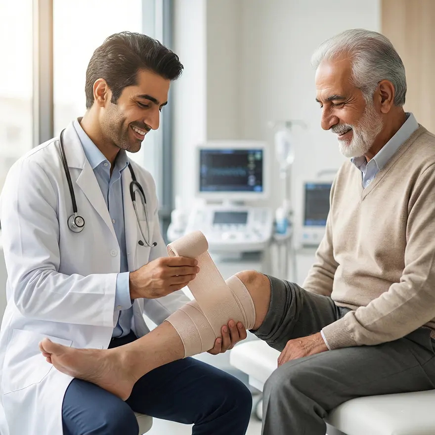 کلینیک تخصصی نوین برای درمان زخم و جراحاتدرمان زخم واریسی و عروقی در اصفهان در کلینیک تخصصی نوین درمان