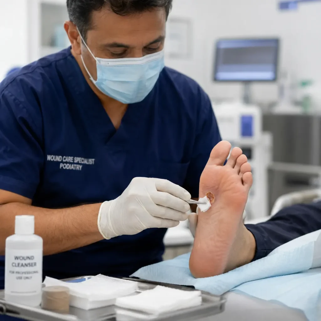 کاربرد PRP پی آر پی در درمان زخم دیابتی